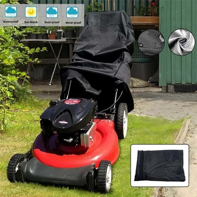 Waterproof Lawn Mower Cover Heavy Duty UV Protector for Push Mower Universal Fit