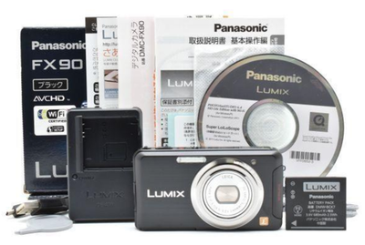 Exc+++ Panasonic Lumix DMC-FX90 Wi-Fi Compact Camera Black Tested