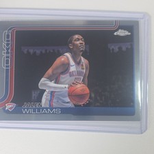 Topps Chrome Jalen Williams Oklahoma City Thunder Basketball #187 2025-26