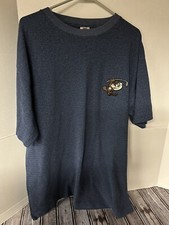 Vintage 1997 Large Warner Bros Looney Tunes Taz Golf Embroidered Blue Shirt RARE