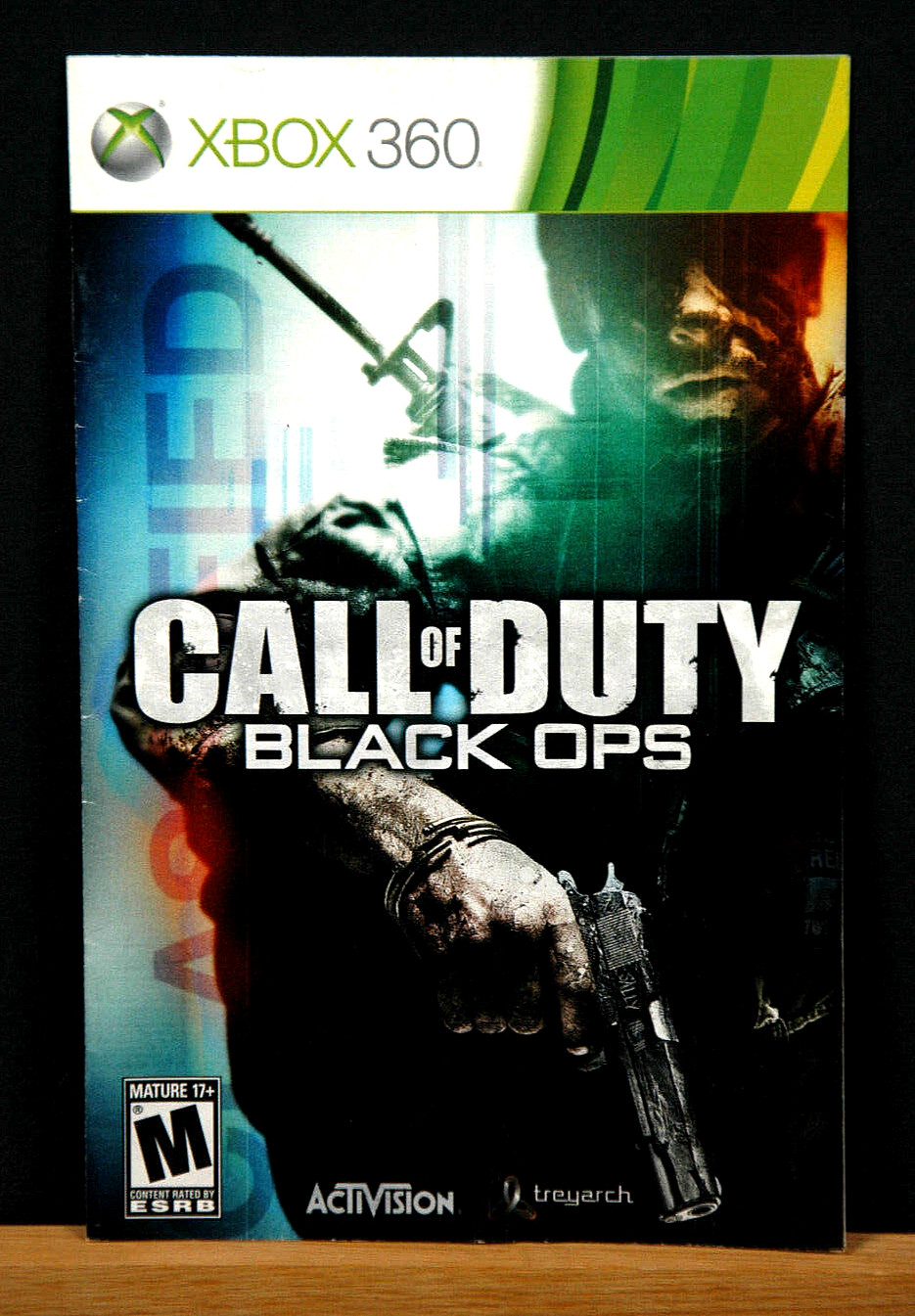 CALL OF DUTY BLACK OPS ( Microsoft XBOX 360) Manual Only NO GAME Authentic