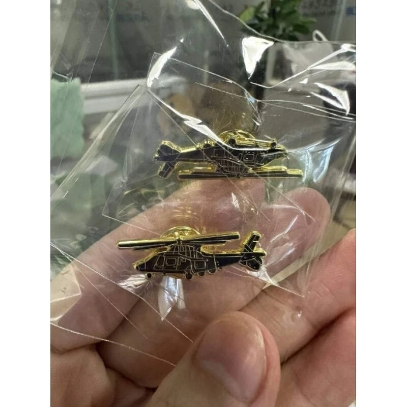 Helicopter Agusta @ Leonardo A109 Lapel Pin @ Enamel Pin @ Button @ Badge - Image 3 of 4