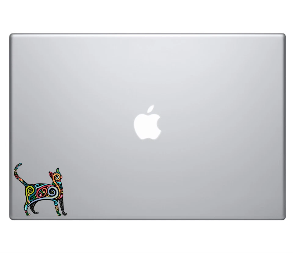Cat Kitten Art Sticker Vinyl Decal MacBook Pro Air 13" Sticker Laptop iPad Decal - Image 2 of 3