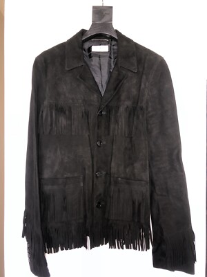 ジャケット・アウター Saint Laurent 15ss suede leather jacket SAINT LAURENT BY HEDI SLIMANE BLACK SUEDE CURTIS JACKET | eBay