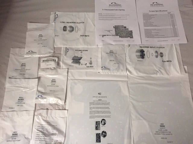 4L60E Master  Kit (2004+ except 6.0) w/overhaul gasket set, friction  and steels - Image 2 of 2
