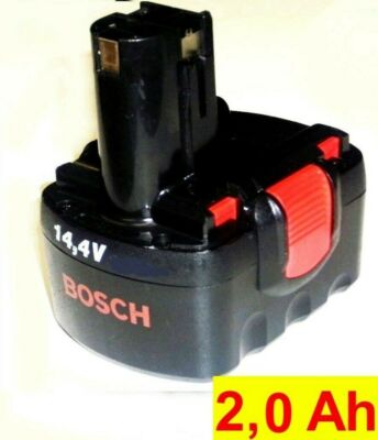 Bosch Akku 14,4 V 1,2 / 1,5 Ah PSR AHS ART 23  Accutrim Neu Bestückt mit2,0 Ah