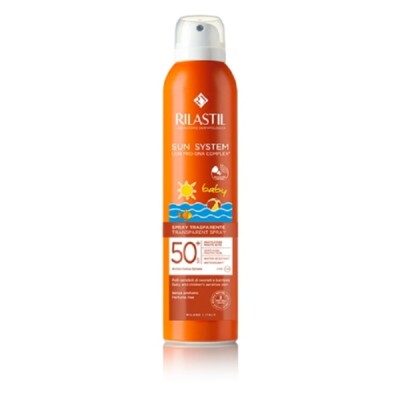 Rilastil Sun System Spray Transparent Baby mit PRO-DNA COMPLEX 50+ SPF