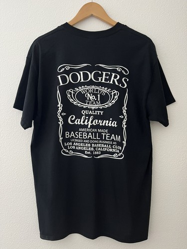 Dodgers Worlds No. 1 Team T-SHIRT BLACK SIZE Large - 第 1/4 張圖片