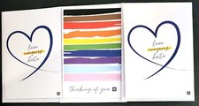 Unique Lot of 3 Small Notecards Blank