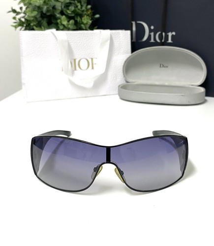 Vintage Y2K Authentic Christian DIOR Mixt 2/S Shield Visor Gradient Sunglasses - Picture 2 of 12