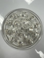 Vintage Large 16 hole Clear Glass Flower Frog for Floral Arrangements 5 Inch