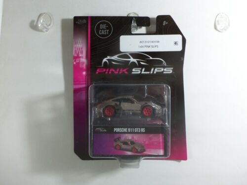 Jada 2023 Pink Slips, Porsche 911 GT3 RS GRAY, HARD TO FIND, b1