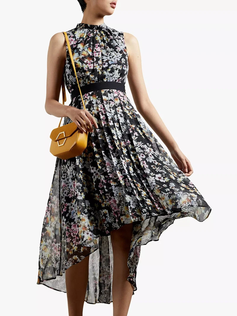 Ted baker dip hem dress sale