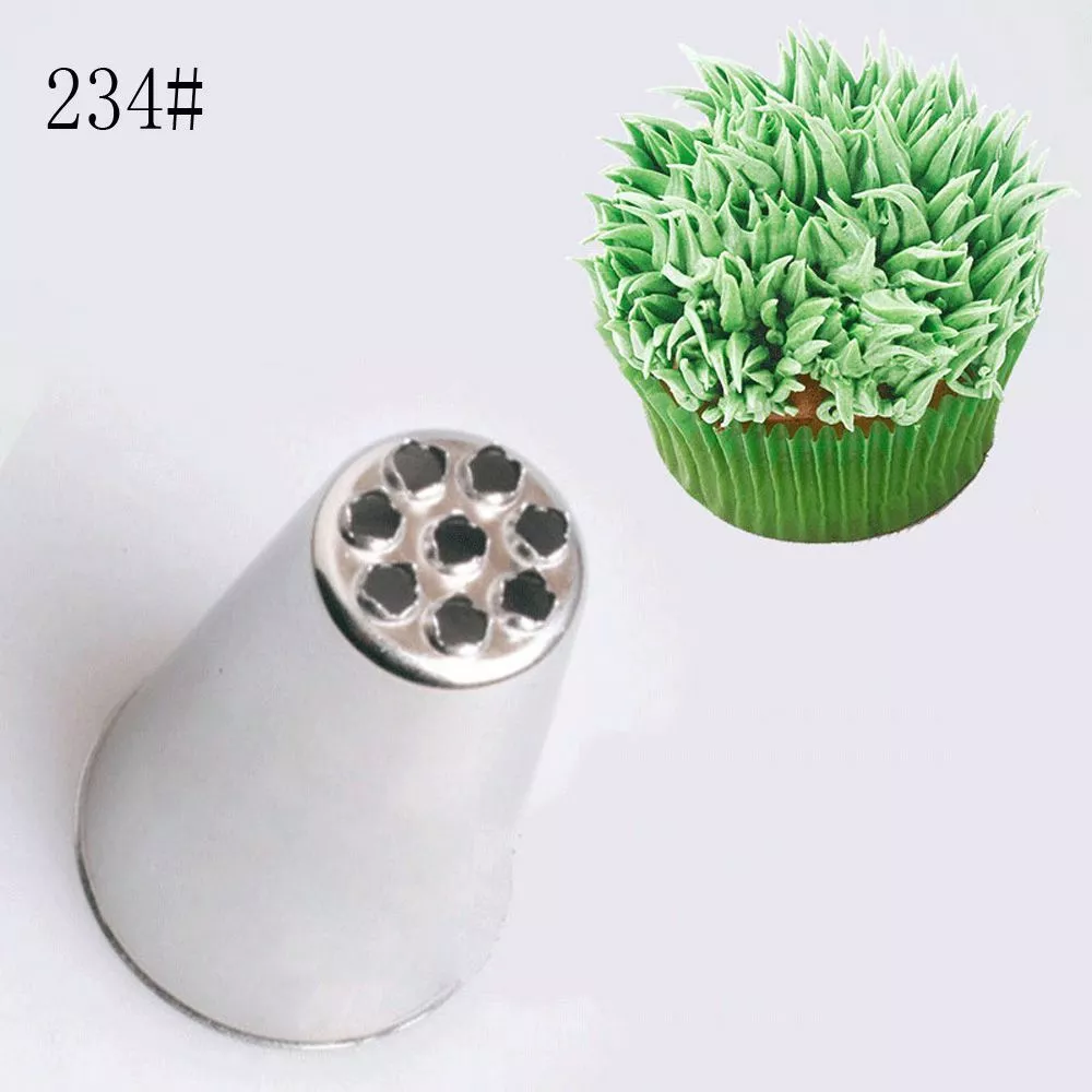 Grass icing nozzle top