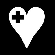 HEART AND CROSS Vinyl Decal Sticker - FREE USA SHIPPING