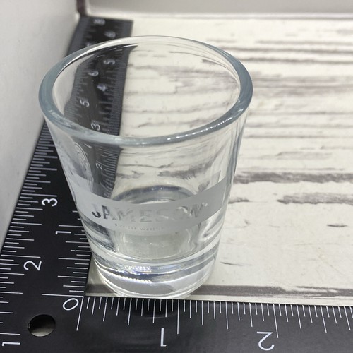 Jameson Irish Whiskey Clear Etched Shot Glass - Picture 4 of 4
