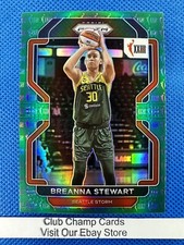2022 #175 Breanna Stewart WNBA Panini Prizm Anniversary Green Prizm Storm