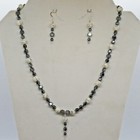 Howlite and Hematite Bead Necklace & Earring Set By SoniaMcD — photo 9