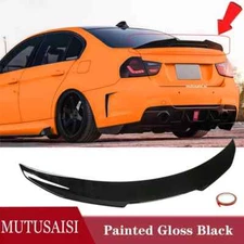 For BMW 3 Series E90 M3 2006-2011 Rear Trunk Lip Spoiler Wing PSM Duckbill Style