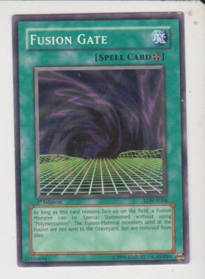 Yu-Gi-Oh Tradingcard Labyrinth of Nightmare LON-E098 Fusion Gate