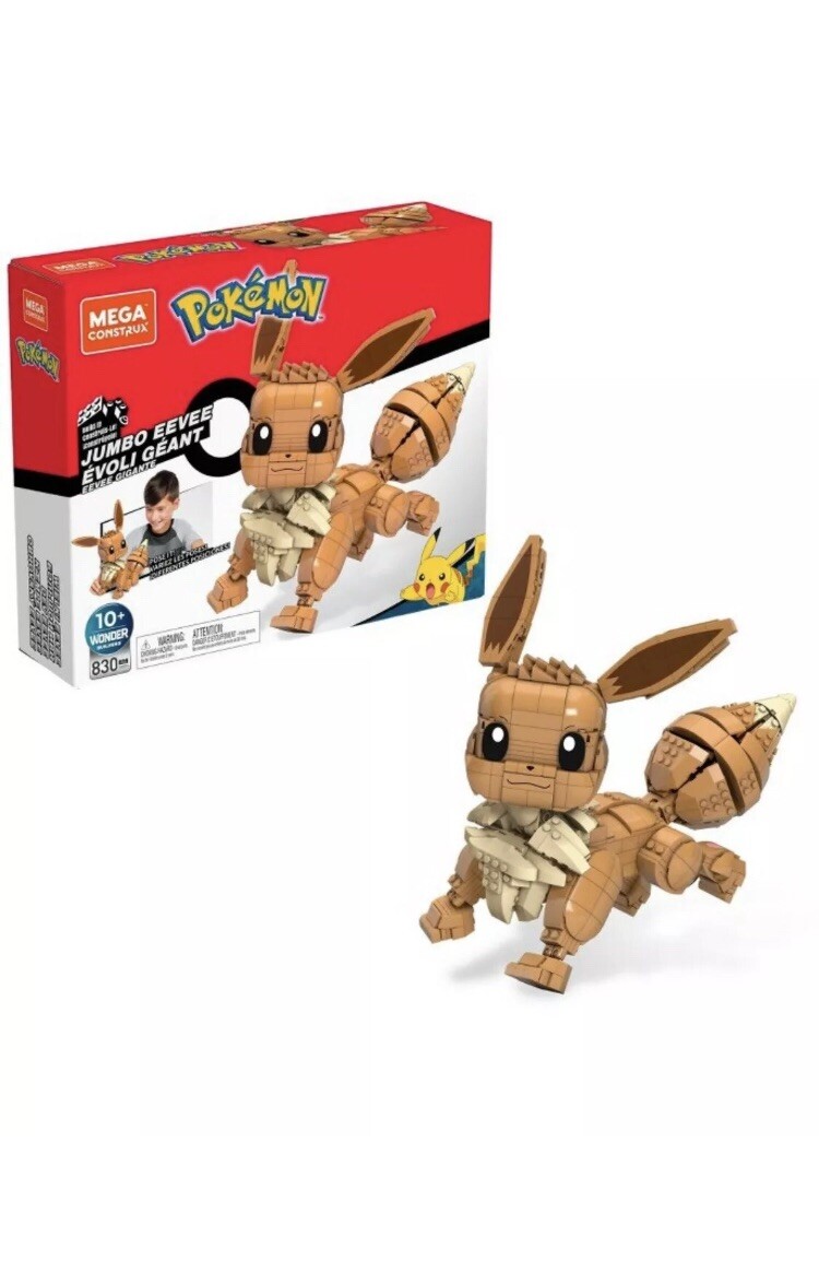 BRAND NEW IN BOX 2020 MEGA CONSTRUX POKEMON JUMBO EEVEE