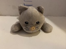 Melissa and Doug Kitty Kitten Plush Gray Small 8" Grey Cat Stuffed Animal