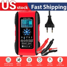 All-in-1 10A Battery Charger for Lifepo4, AGM, Lead Acid – Cars, Marine, Mowers