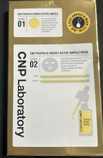 CNP PROPOLIS ENERGY ACTIVE AMPULE MASK 5 SHEETS -2 Step Ampule & Mask NIB