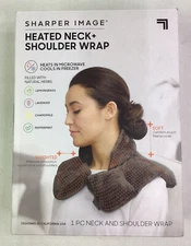 Sharper Image Heats/ Cools Neck Shoulder Wrap Weighted Filled Potpourri