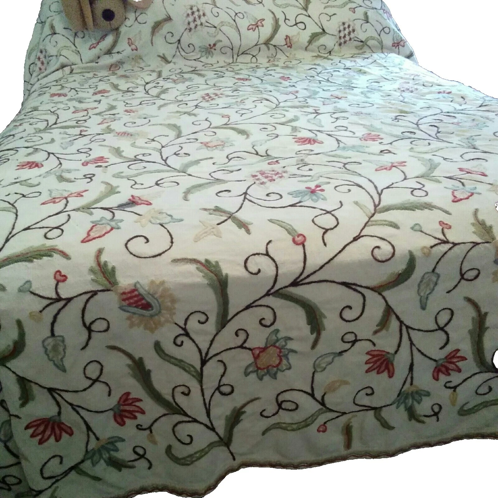 Cobijas y mantas Floral familia Queen