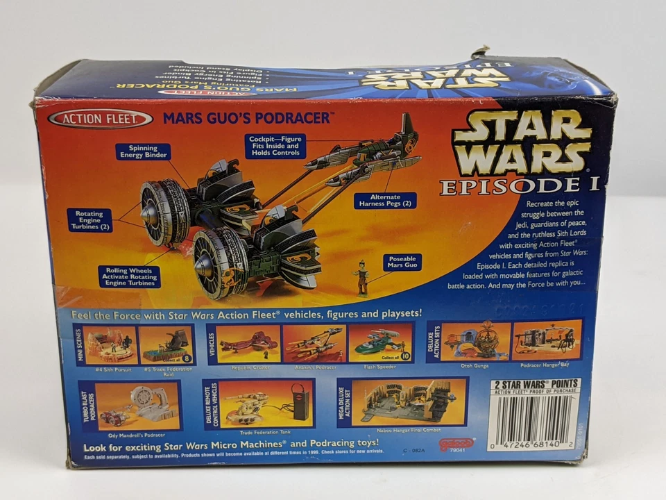Star Wars Action Fleet Mars Guo's Podracer. Nuevo en caja. 1999. Del Episodio 1 Foto 4 de 4