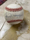 Joe DiMaggio Autographed Signed AL Baseball COA Paul Goldin -The Score Board COA