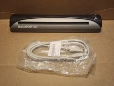 Ambir DocketPORT Model 465 Portable Sheetfed Scanner w/USB Cable + Free-shipping