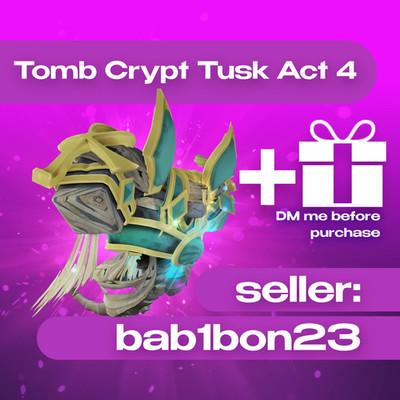 Roblox - YBA / Your Bizarre Adventure - Tomb Crypt Tusk Act 4