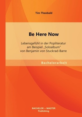 Be Here Now: Lebensgefühl in der Popliteratur am Beispiel ''Soloalbum'' von Benj
