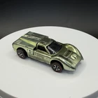 Vintage Hot Wheels Redline Ford J Car Lime US Base - Good Condition, Some Fade