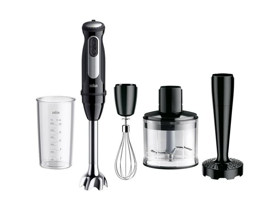 Braun MultiQuick 5 Pro 0.6 L Immersion blender 1000 W Black, Silver