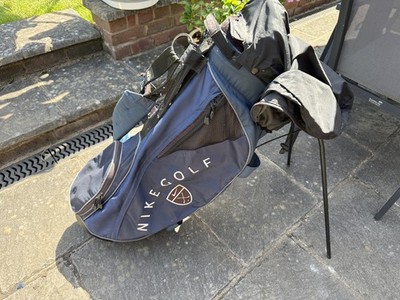 Vintage Nike Golf Standbag Cartbag 4 Reißverschlüsse, Izzo Double Strap 6 Way