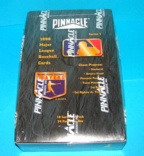 1996 Pinnacle Baseball Series 1 Factory Sealed Wax Box 24 Packs Lqqk 1996 Pinnacle Baseball Series 1 Factory Sealed Wax Box 24 Packs Lqqk