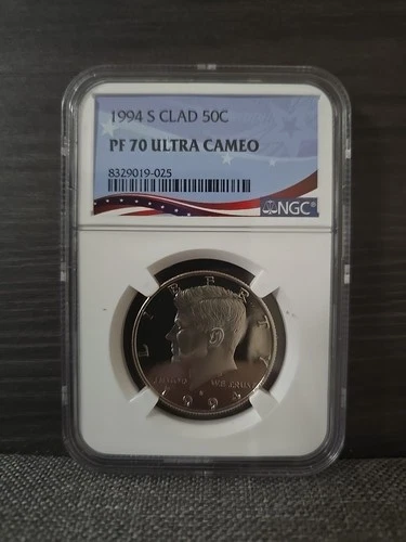 1994-S Proof Kennedy Half, Graded PF70UC by NGC