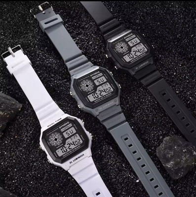 Large Digital Fashion Men's Sports Watch LED Waterproof Multifunction Wristwatch