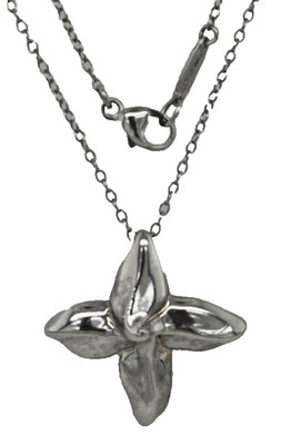 Authentische Tiffany & Co Sterlingsilber 925 Pinwheel Blume Anhänger 16'' Kette Halskette