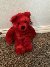 Salvino's Big Bammers J.D. Drew 8 Red Plush Teddy Bears Vintage with tags
