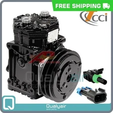 New Compressor for TCCI York and Clutch Kit - 2 Groove 6" Clutch