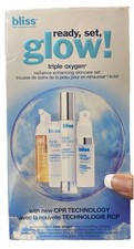 New Bliss Triple Oxygen Radiance Enhancing Skincare Set 4 Piece