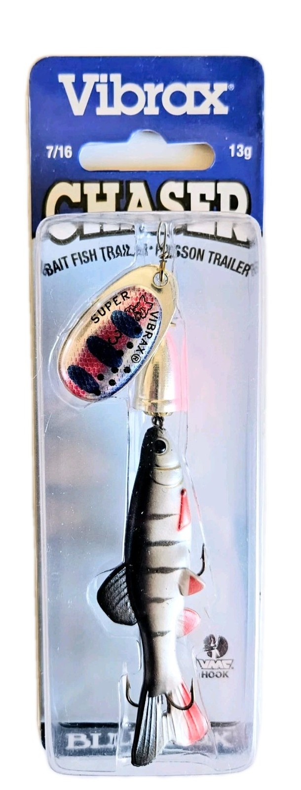 (4) Blue Fox Vibrax Chaser Inline Spinners Size 3 - 7/16 oz 2 Colors In Set New - Image 11