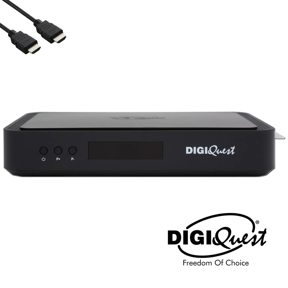 DigiQuest DIGIQuest Q80 4K TivuSat Récepteur Combo 4K UHD Noir - Photo 2/4