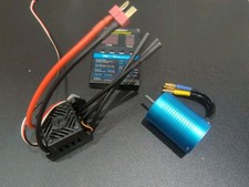 WP-10BL80 80A 3421KV 1/10 Waterproof RC Car Truck Brushless Combo Esc Motor 1:10