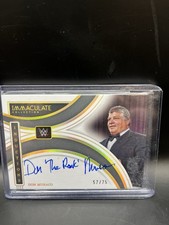 2022 Panini Immaculate #II-DMR Don Muraco Introductions Auto W/inscription /75!