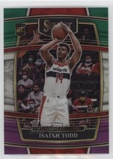 2021-22 Panini Select Concourse Green White Purple Prizm Isaiah Todd #65 0zc5